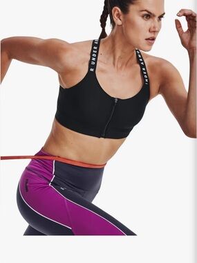 Under Armor  zip sports bra